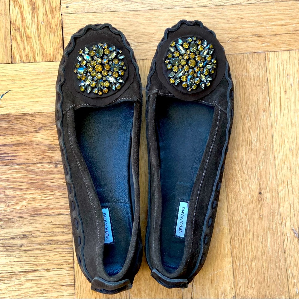 Vera Wang leather flats